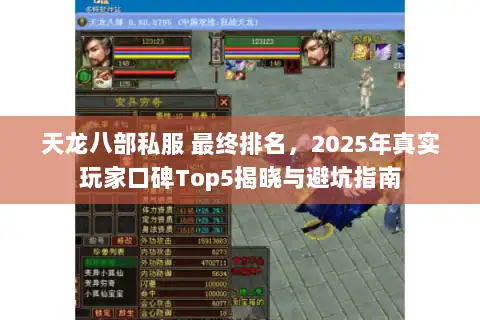 天龙八部私服 最终排名，2025年真实玩家口碑Top5揭晓与避坑指南