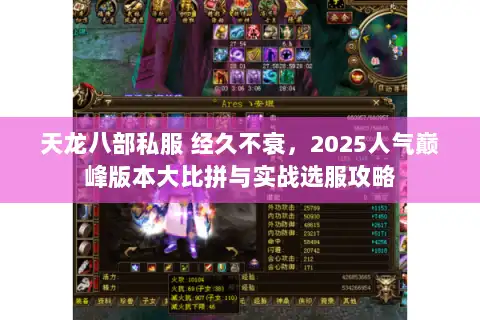 天龙八部私服 经久不衰，2025人气巅峰版本大比拼与实战选服攻略