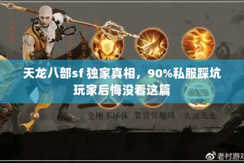天龙八部sf 独家真相,90%私服踩坑玩家后悔没看这篇 天龙八部sf 独家真相,90%私服踩坑玩家后悔没看这篇