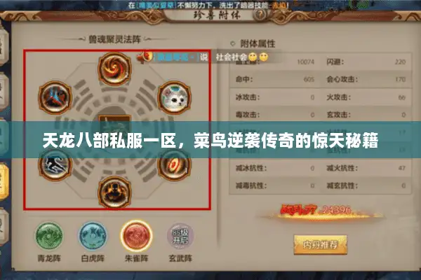 天龙八部私服一区，菜鸟逆袭传奇的惊天秘籍