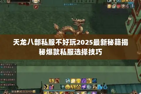 天龙八部私服不好玩2025最新秘籍揭秘爆款私服选择技巧