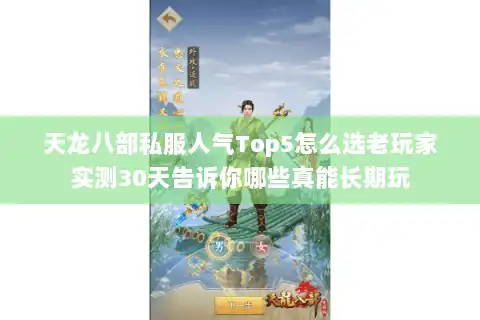 天龙八部私服人气Top5怎么选老玩家实测30天告诉你哪些真能长期玩