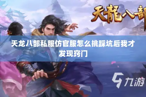 天龙八部私服仿官服怎么挑踩坑后我才发现窍门