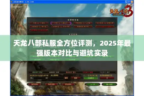 天龙八部私服全方位评测,2025年最强版本对比与避坑实录 天龙八部私服全方位评测,2025年最强版本对比与避坑实录