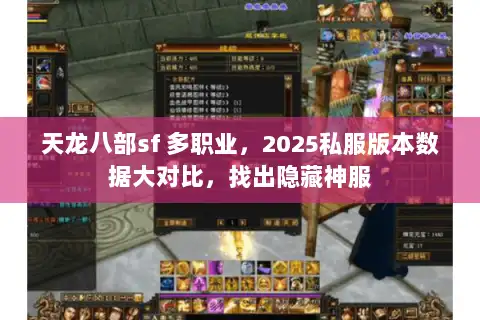 天龙八部sf 多职业，2025私服版本数据大对比，找出隐藏神服