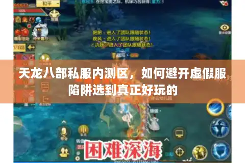 天龙八部私服内测区，如何避开虚假服陷阱选到真正好玩的