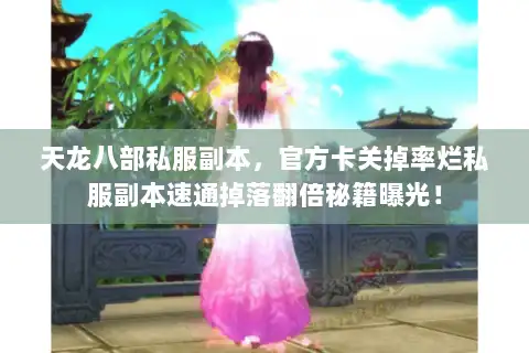 天龙八部私服副本，官方卡关掉率烂私服副本速通掉落翻倍秘籍曝光！