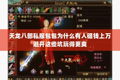 天龙八部私服包包为什么有人砸钱上万避开这些坑玩得更爽 天龙八部私服包包为什么有人砸钱上万避开这些坑玩得更爽