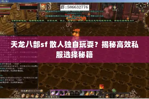 天龙八部sf 散人独自玩耍？揭秘高效私服选择秘籍