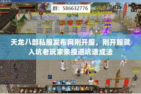 天龙八部私服发布网刚开服，刚开服就入坑老玩家亲授避坑速成法