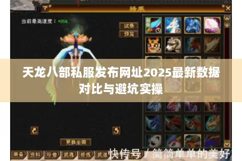 天龙八部私服发布网址2025最新数据对比与避坑实操