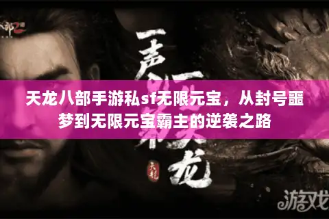 天龙八部手游私sf无限元宝，从封号噩梦到无限元宝霸主的逆袭之路