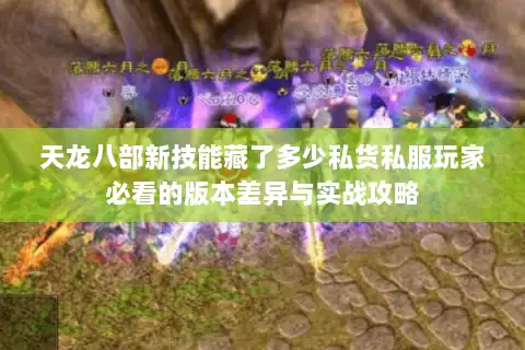 天龙八部新技能藏了多少私货私服玩家必看的版本差异与实战攻略