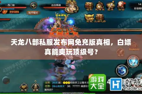 天龙八部私服发布网免充版真相，白嫖真能爽玩顶级号？