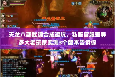天龙八部武魂合成避坑，私服官服差异多大老玩家实测3个版本告诉你