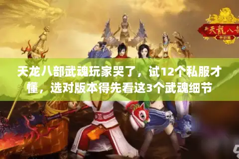 天龙八部武魂玩家哭了,试12个私服才懂,选对版本得先看这3个武魂细节 天龙八部武魂玩家哭了,试12个私服才懂,选对版本得先看这3个武魂细节