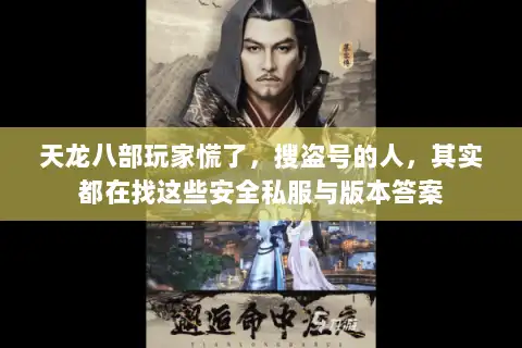 天龙八部玩家慌了，搜盗号的人，其实都在找这些安全私服与版本答案