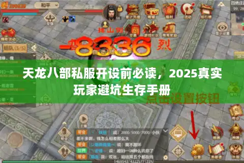 天龙八部私服开设前必读，2025真实玩家避坑生存手册