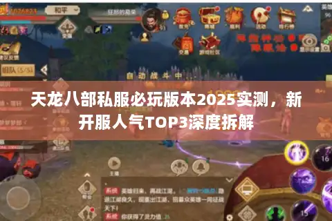 天龙八部私服必玩版本2025实测，新开服人气TOP3深度拆解