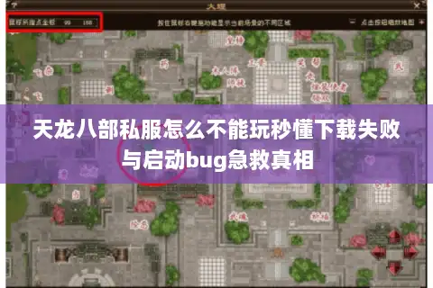 天龙八部私服怎么不能玩秒懂下载失败与启动bug急救真相
