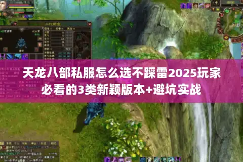 天龙八部私服怎么选不踩雷2025玩家必看的3类新颖版本+避坑实战