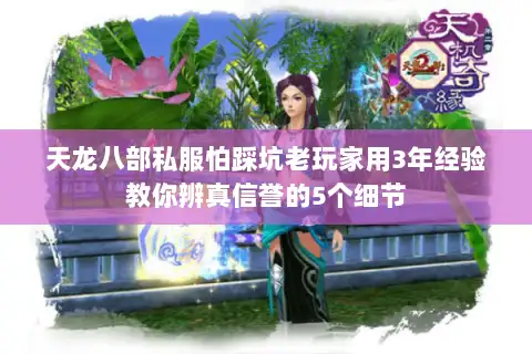 天龙八部私服怕踩坑老玩家用3年经验教你辨真信誉的5个细节