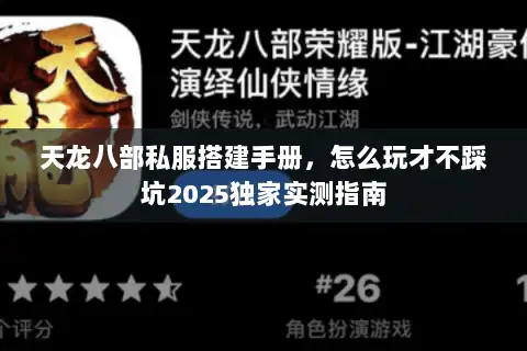 天龙八部私服搭建手册，怎么玩才不踩坑2025独家实测指南