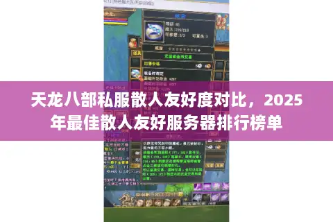 天龙八部私服散人友好度对比，2025年最佳散人友好服务器排行榜单