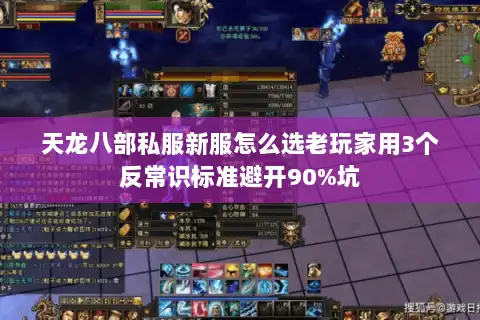 天龙八部私服新服怎么选老玩家用3个反常识标准避开90%坑