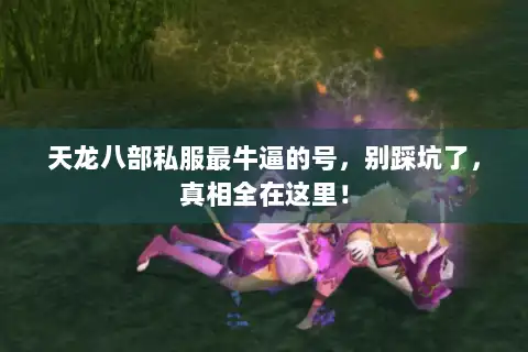 天龙八部私服最牛逼的号，别踩坑了，真相全在这里！