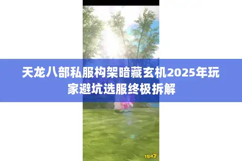 天龙八部私服构架暗藏玄机2025年玩家避坑选服终极拆解