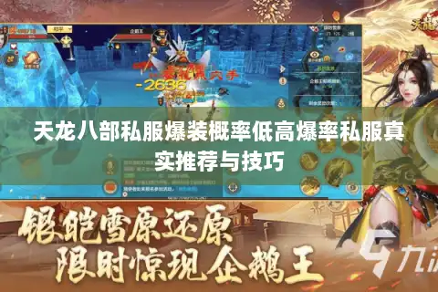 天龙八部私服爆装概率低高爆率私服真实推荐与技巧