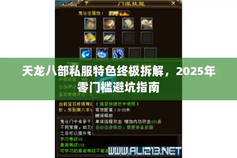 天龙八部私服特色终极拆解，2025年零门槛避坑指南
