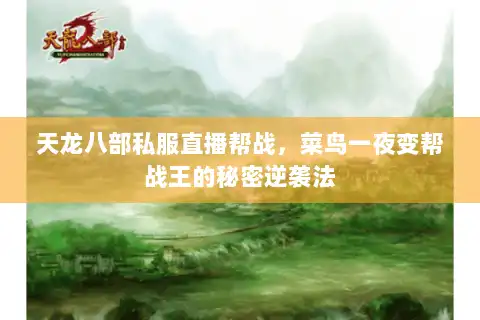 天龙八部私服直播帮战，菜鸟一夜变帮战王的秘密逆袭法