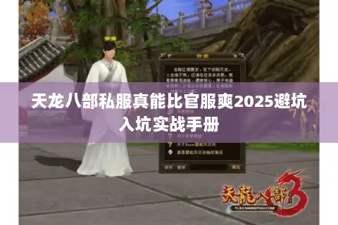 天龙八部私服真能比官服爽2025避坑入坑实战手册