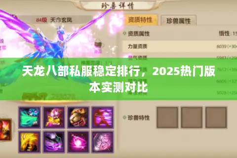 天龙八部私服稳定排行,2025热门版本实测对比 天龙八部私服稳定排行,2025热门版本实测对比