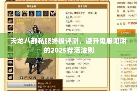 天龙八部私服终极评测，避开鬼服陷阱的2025存活法则