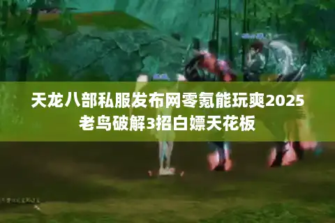 天龙八部私服发布网零氪能玩爽2025老鸟破解3招白嫖天花板