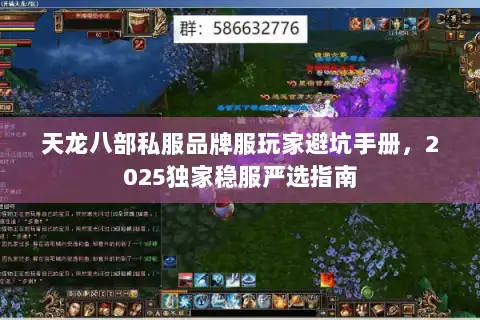 天龙八部私服品牌服玩家避坑手册，2025独家稳服严选指南