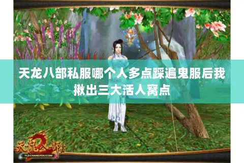 天龙八部私服哪个人多点踩遍鬼服后我揪出三大活人窝点