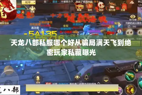 天龙八部私服哪个好从骗局满天飞到绝密玩家私藏曝光 天龙八部私服哪个好从骗局满天飞到绝密玩家私藏曝光