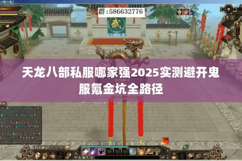 天龙八部私服哪家强2025实测避开鬼服氪金坑全路径