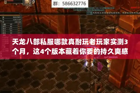 天龙八部私服哪款真耐玩老玩家实测3个月，这4个版本藏着你要的持久爽感