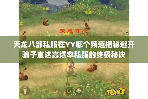 天龙八部私服在YY哪个频道揭秘避开骗子直达高爆率私服的终极秘诀