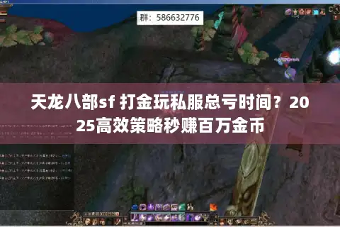 天龙八部sf 打金玩私服总亏时间？2025高效策略秒赚百万金币
