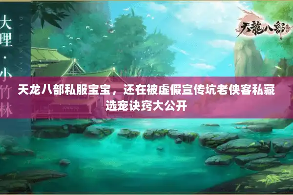 天龙八部私服宝宝，还在被虚假宣传坑老侠客私藏选宠诀窍大公开