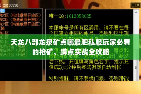 天龙八部龙泉矿点哪最肥私服玩家必看的抢矿、蹲点实战全攻略 天龙八部龙泉矿点哪最肥私服玩家必看的抢矿、蹲点实战全攻略