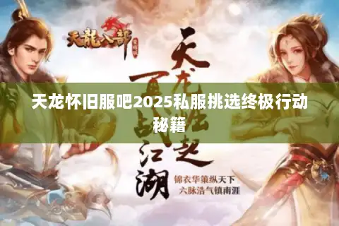 天龙怀旧服吧2025私服挑选终极行动秘籍