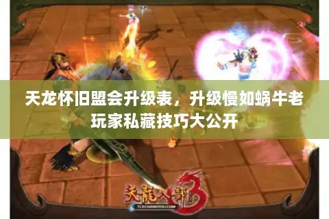 天龙怀旧盟会升级表,升级慢如蜗牛老玩家私藏技巧大公开 天龙怀旧盟会升级表,升级慢如蜗牛老玩家私藏技巧大公开