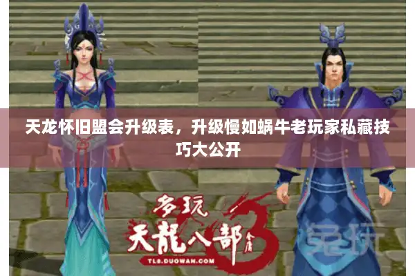 天龙怀旧盟会升级表,升级慢如蜗牛老玩家私藏技巧大公开 天龙怀旧盟会升级表,升级慢如蜗牛老玩家私藏技巧大公开